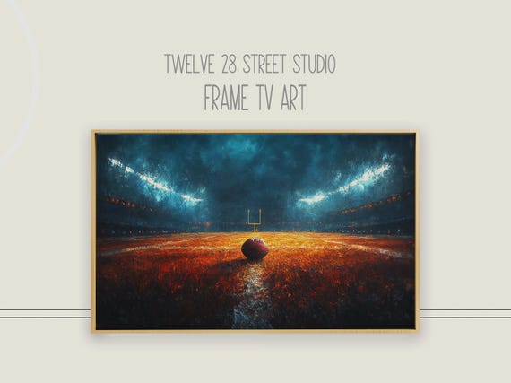Football Season Friday Night Lights Frame Tv Art Artwork For The Frame Tv Frame Tv Art Instant File