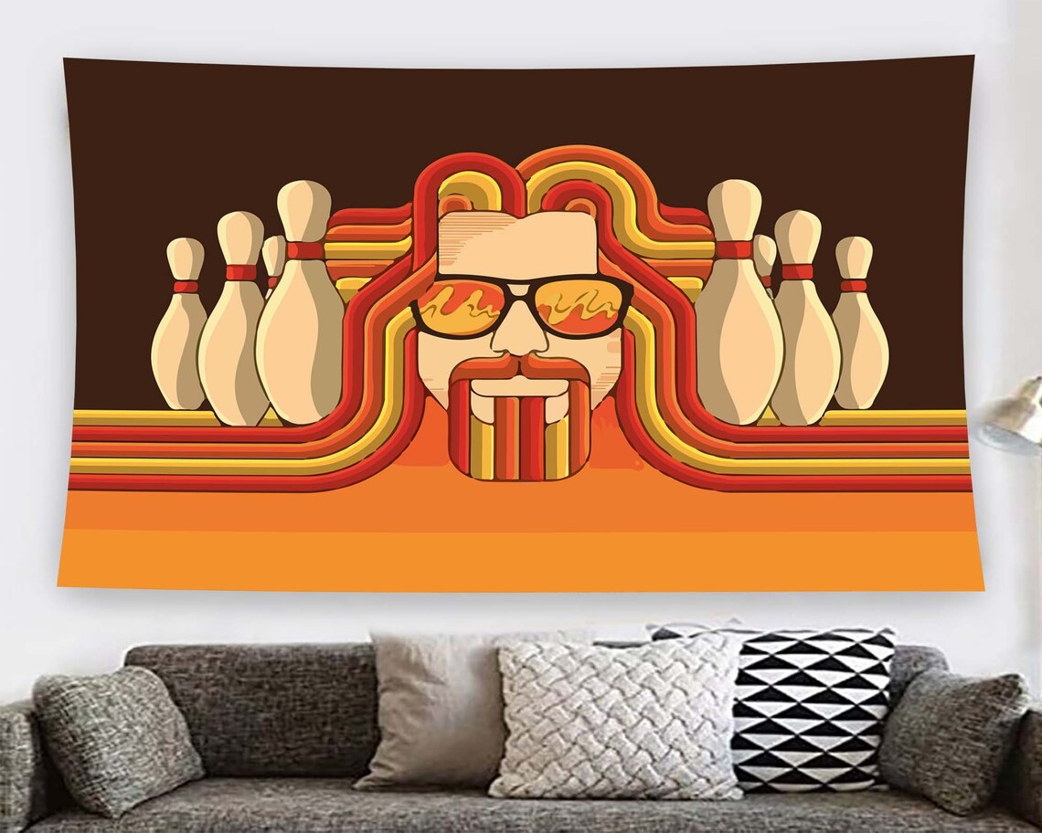 The Dude Big Lebowski Wall Art Print, Custom Gift