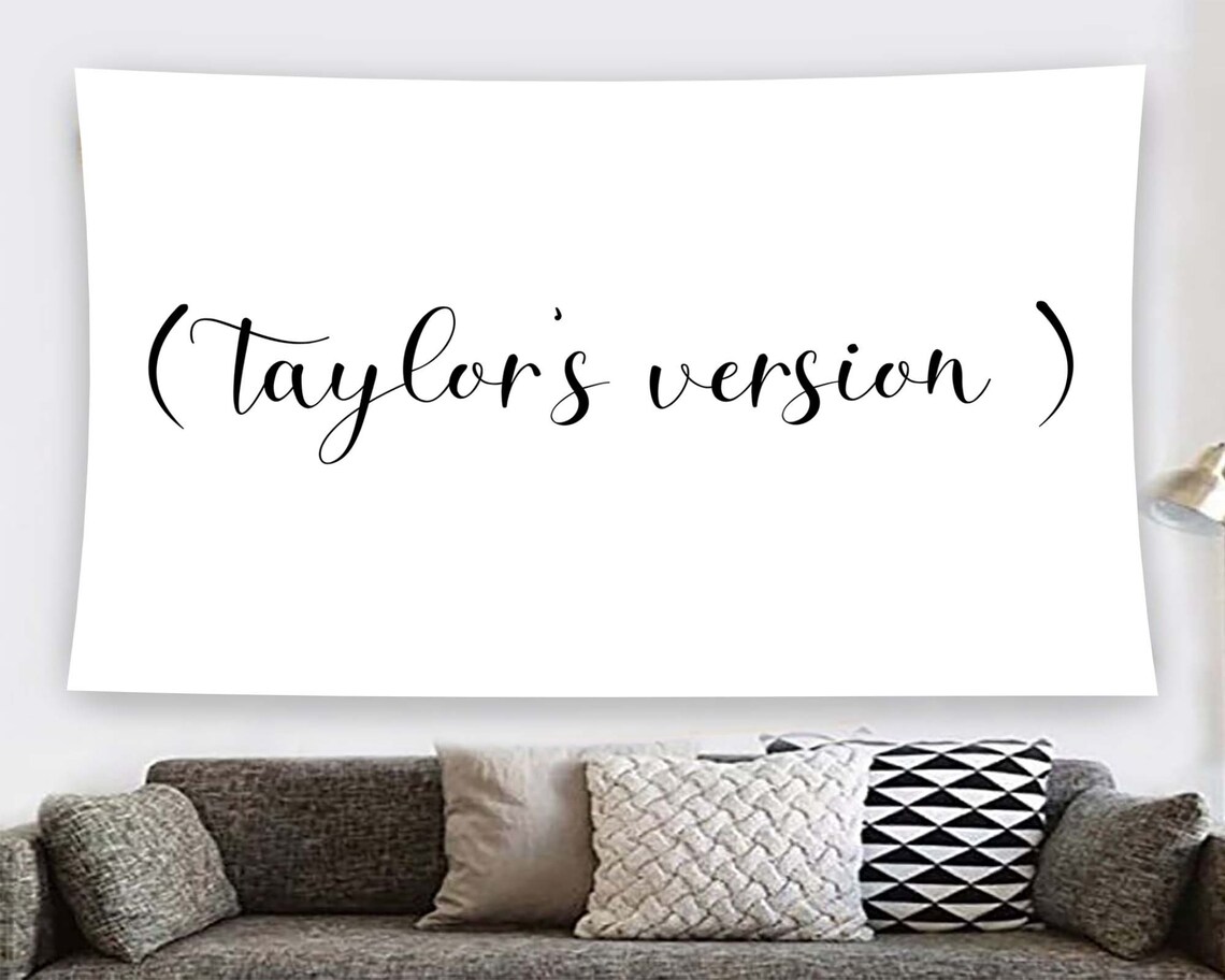 Taylor Minimalist Tapestry Fan Supporter Art Print