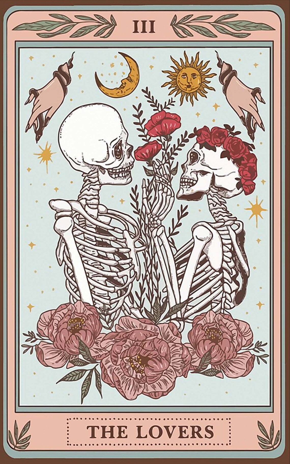 Skull Gothic Minimalist Art Print, Horror Decor - Image 3