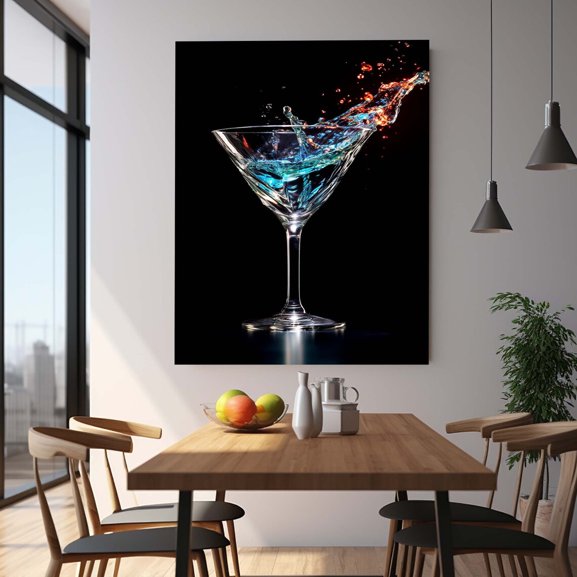 Tempered Glass Wall Art Office Wall Decor Luxury Wall Decor Modern Wall Decor Wall Decor Over The Bed