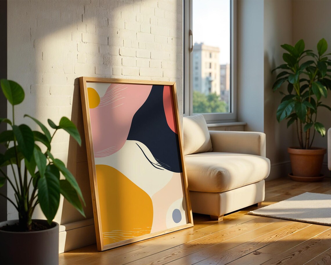Fluid Background Minimalist Decor, Home and Office - Image 2