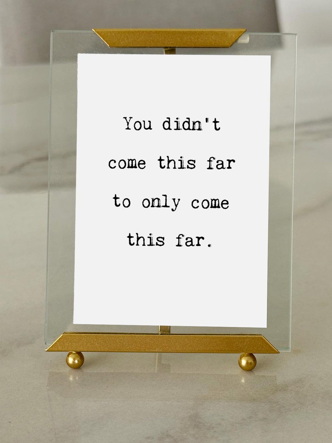 Mini Framed Inspirational Quotes 25x35 Prints In Rustic Bronze Or Black Frames Customizable Quotes Fonts Shipped With Tracking - Image 2