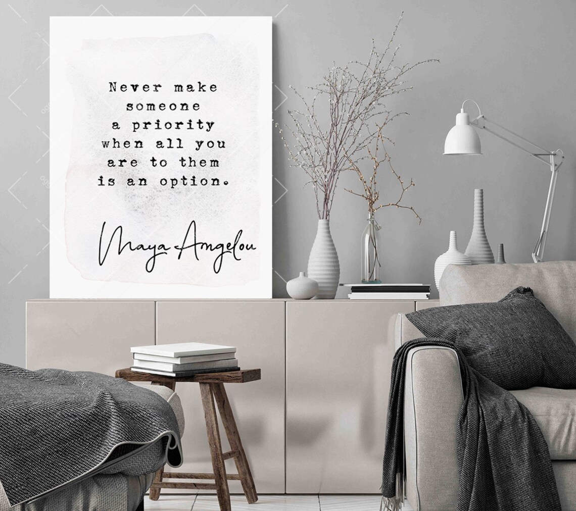 Maya Angelou Quote Art Print, Office and Dorm Decor - Image 3