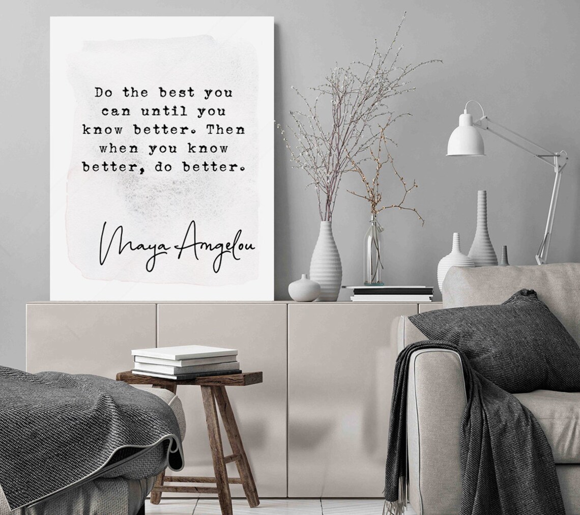 Maya Angelou Quote Print, Graduation Office Decor - Image 2
