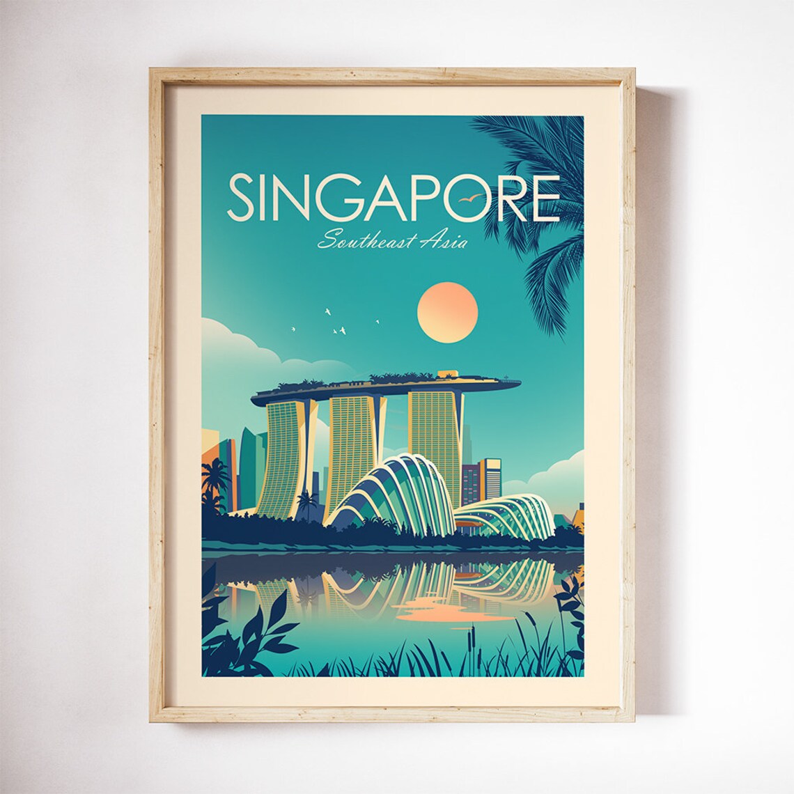 Singapore Painting Poster, Asia Wall Art Print - Image 2