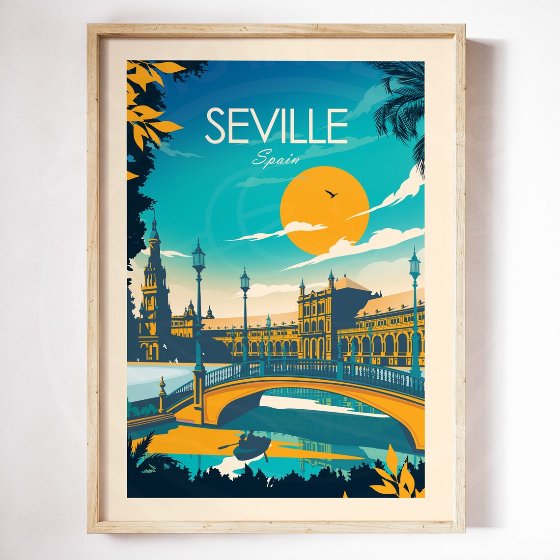 Seville Spain Wall Art Travel Poster - Image 3