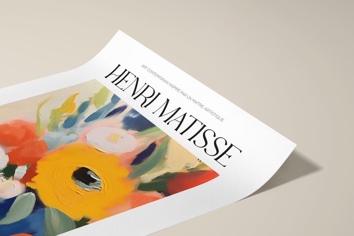 Henri Matisse Retro Travel Poster - Image 2