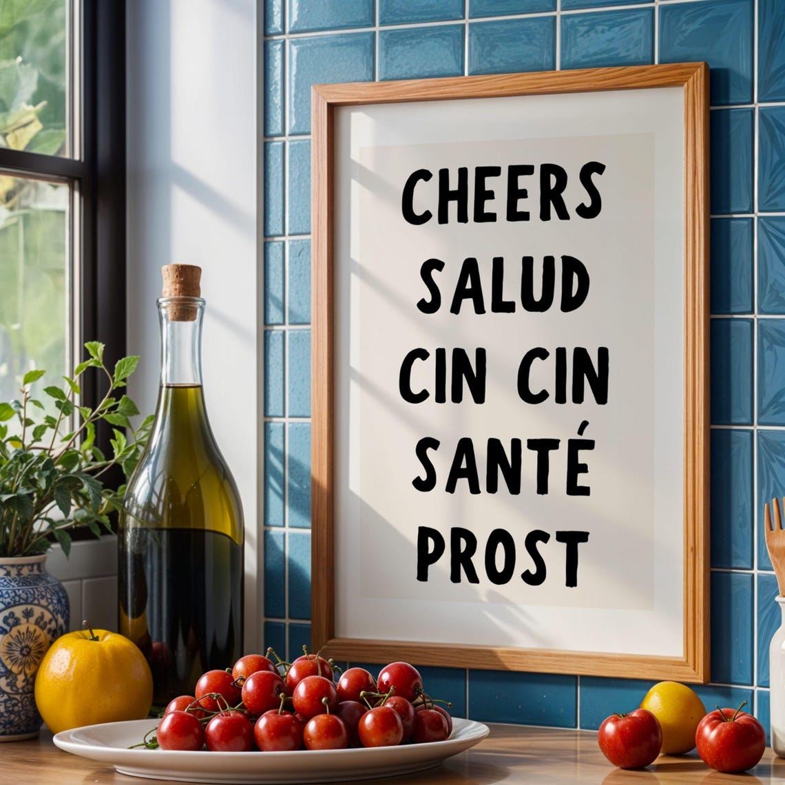 Cheers Print, Bar Wall Decor - Image 2