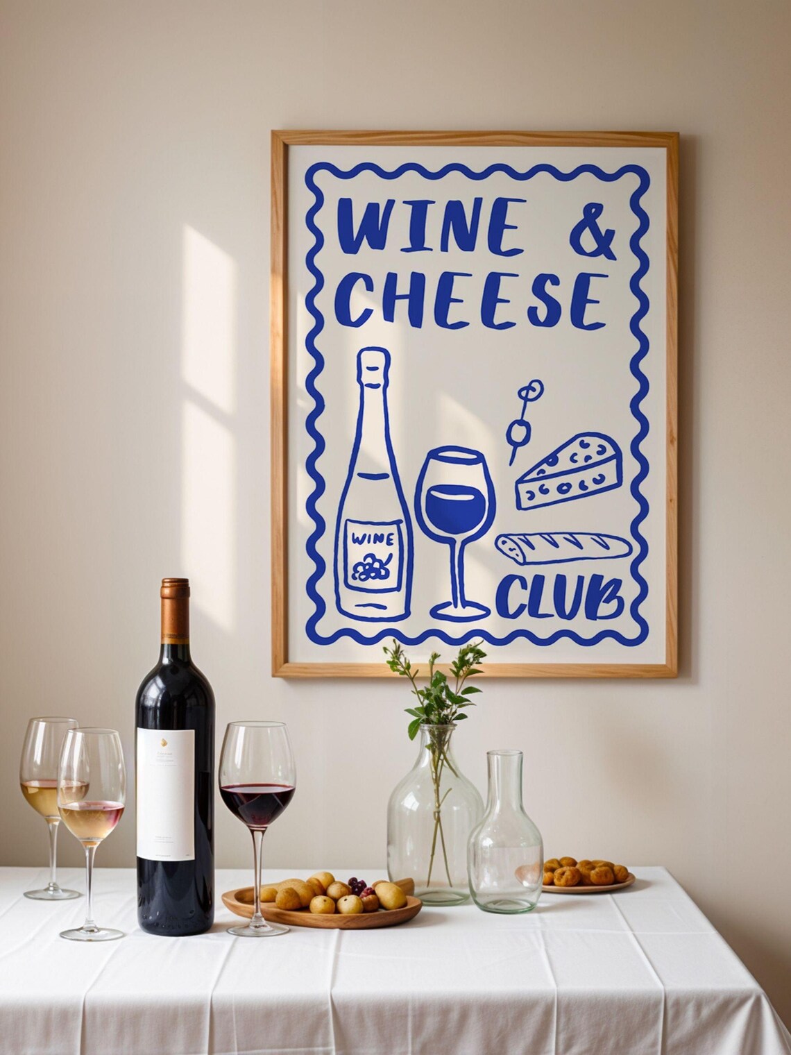 Wine Print, Kitchen Decor Wall Art Print - Image 2