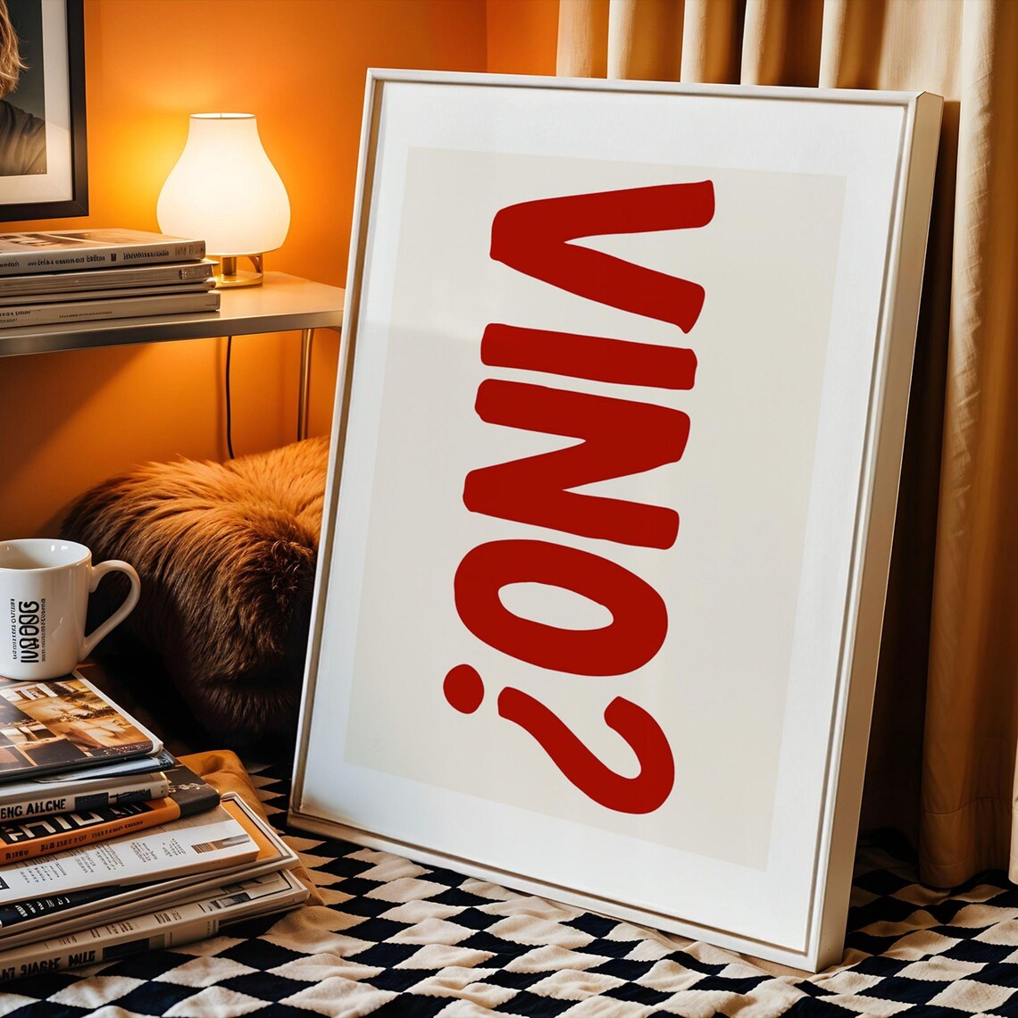 Wine Print, Cocktail Bar Art - Image 3