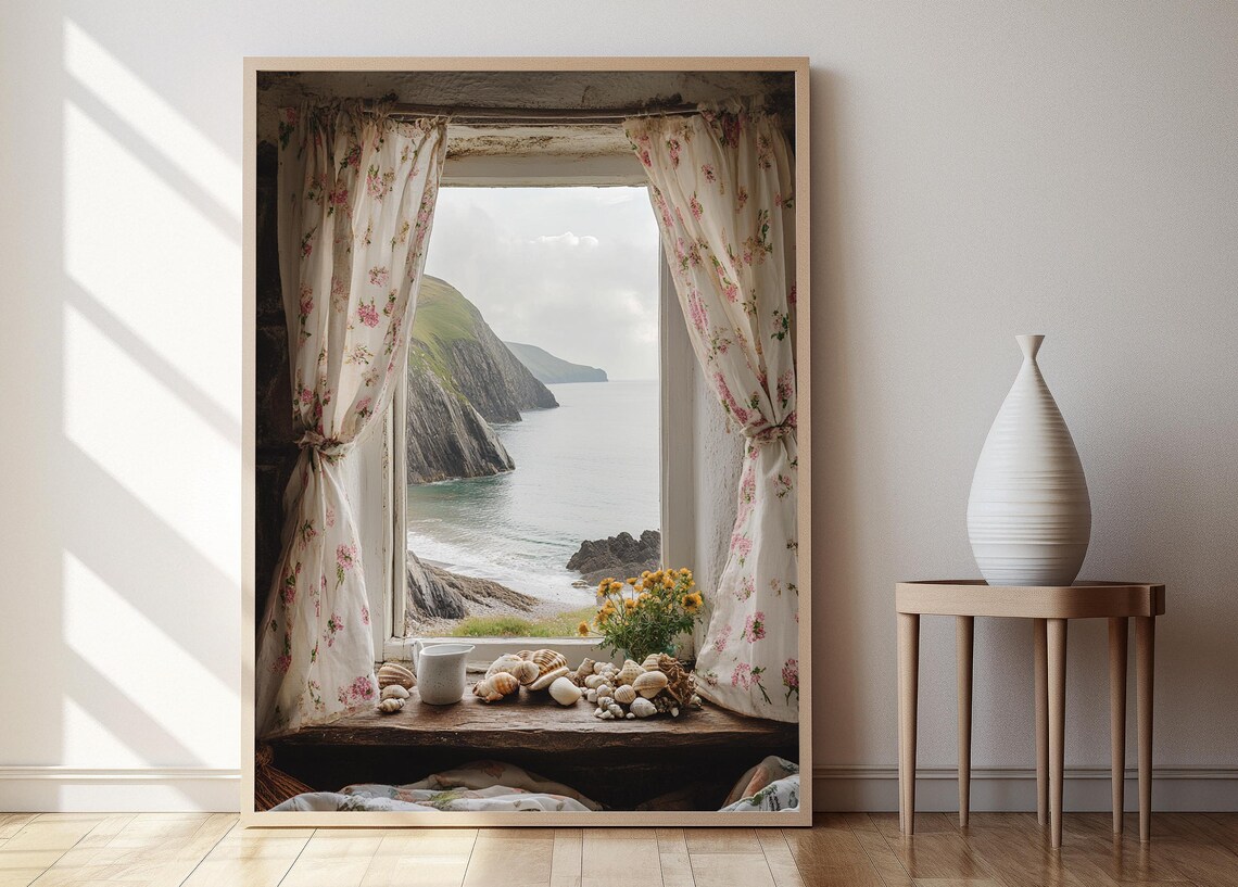 Dingle Peninsula Open Window View, Travel Poster