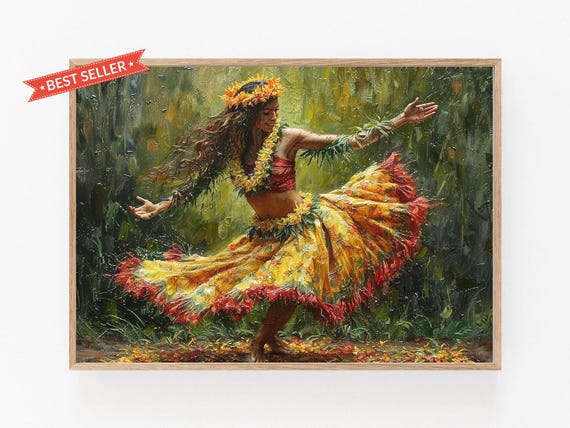 Hula Dance, Hawaiian Tradition Art Print