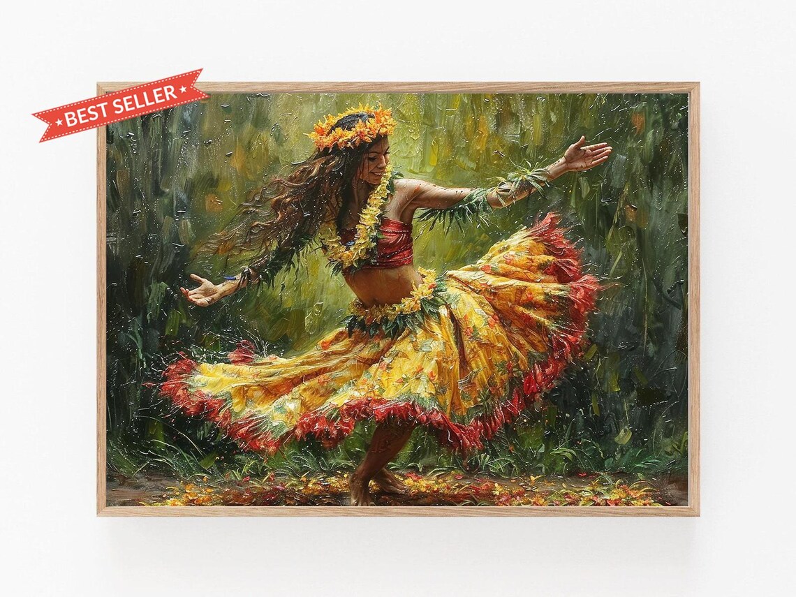 Hula Dance, Hawaiian Tradition Art Print