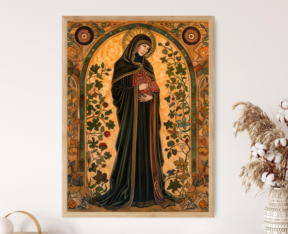 Hildegard Of Bingen Art Print, German Medieval Scholar