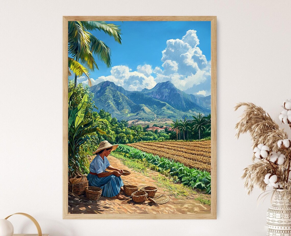 Pinar Del Ro Craftswoman, Cuban Basket Weaving