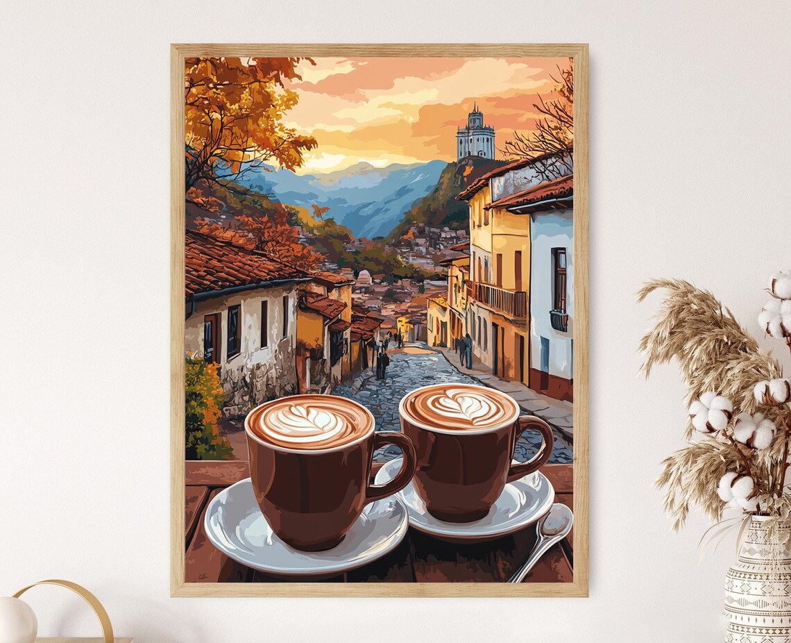 Rustic Chocolate Santafereo in Bogota Heritage Art