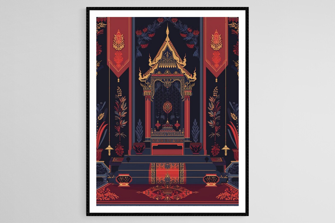 Thai Beadwork, Authentic Cultural Wall Decor