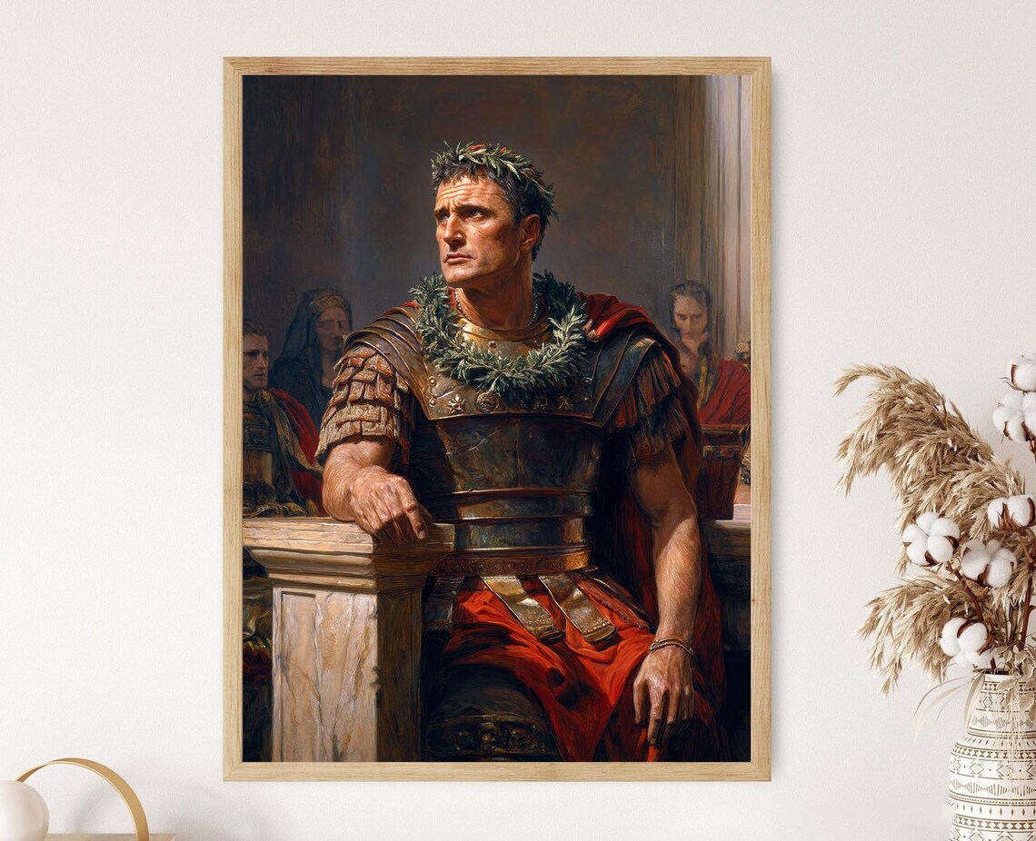 Julius Caesar, Ancient Roman Ruler Poster Print