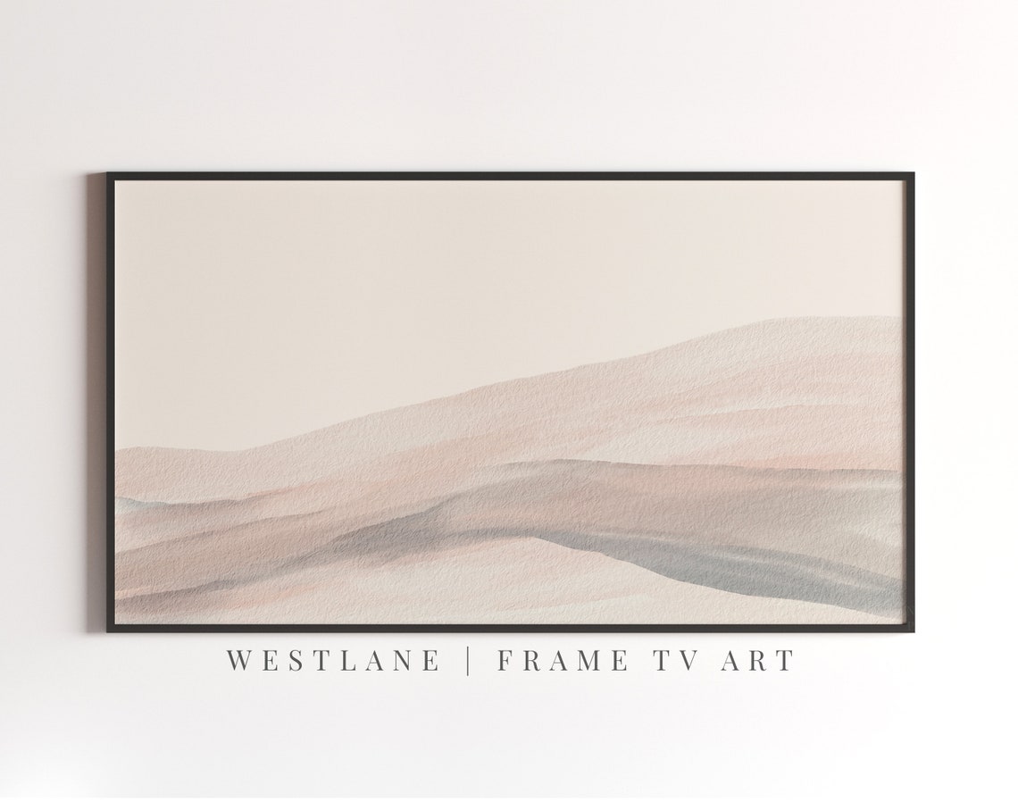 Boho Neutral Landscape TV Art - Image 2