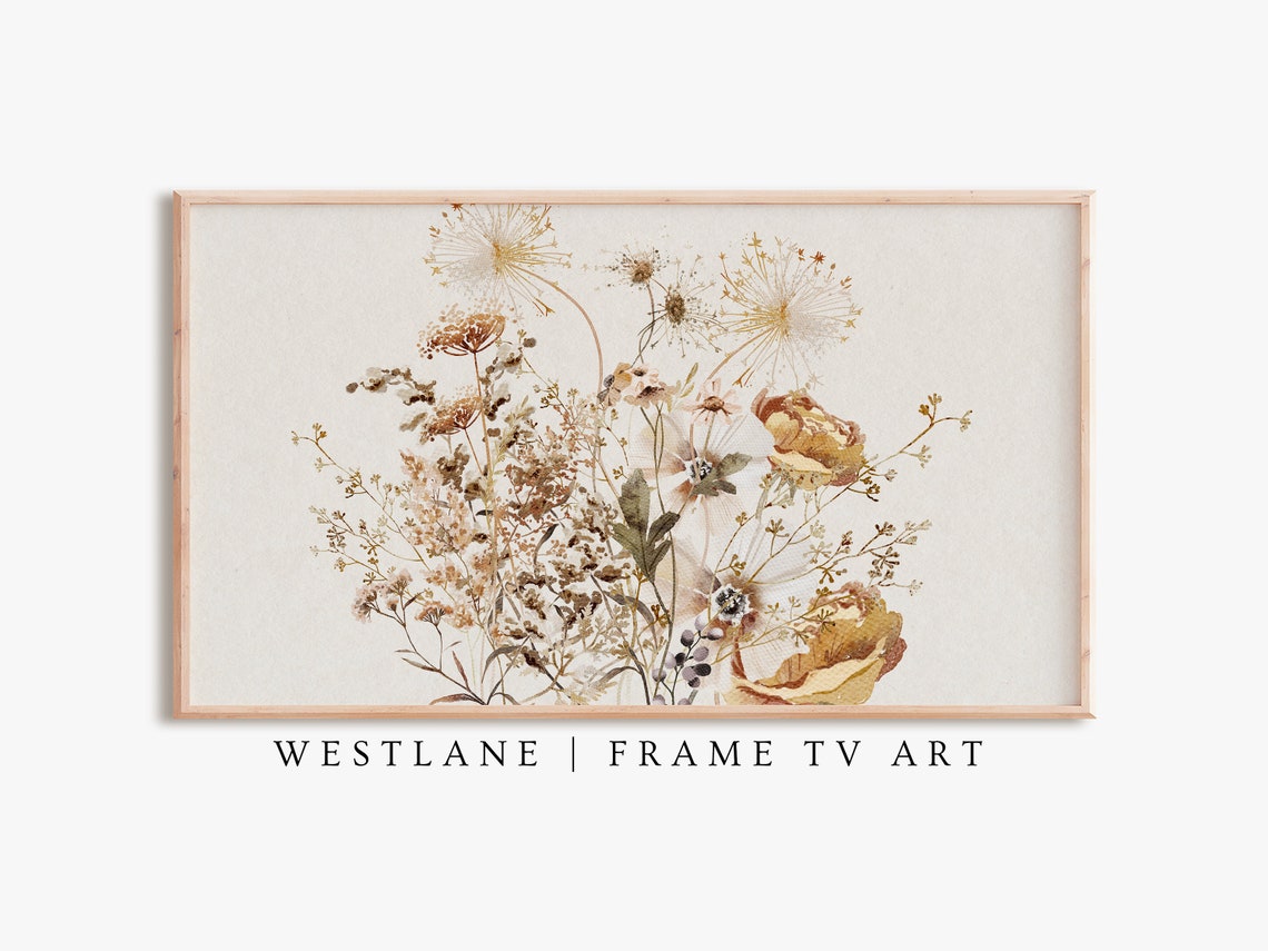 Neutral Autumn Botanical Flowers