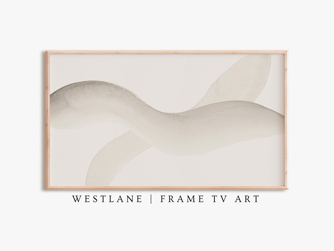 Minimalist Modern Farmhouse Neutral TV Art