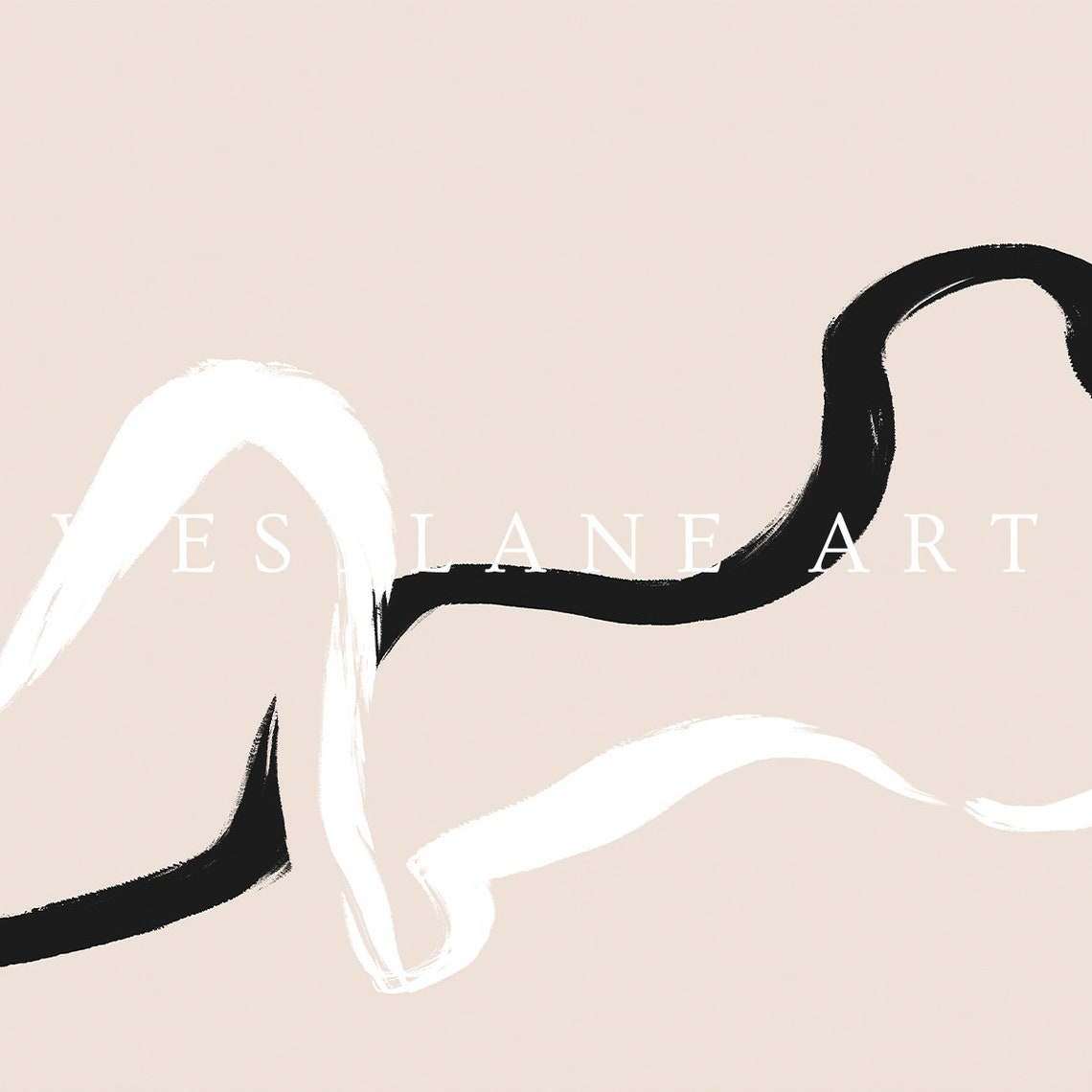 Frame Tv Art Abstract Neutral Modern Shapes Contemporary Tv - Image 3