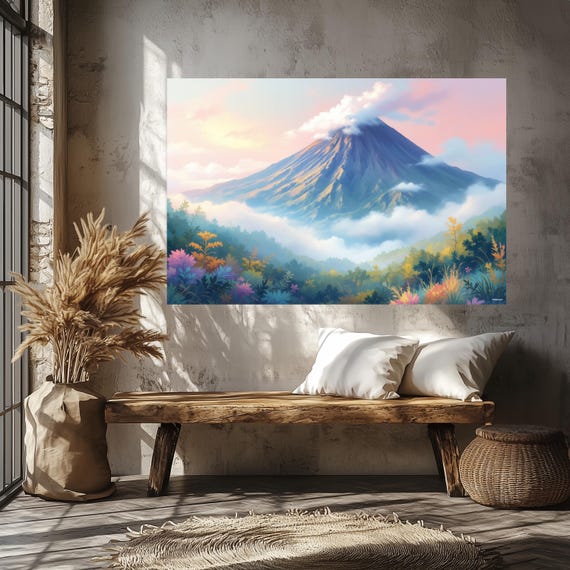 Mountain Harmony - Nature Art Print