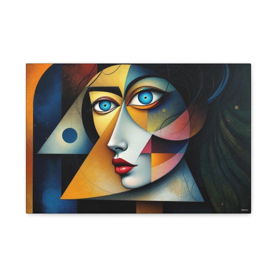 Geometric Female Art