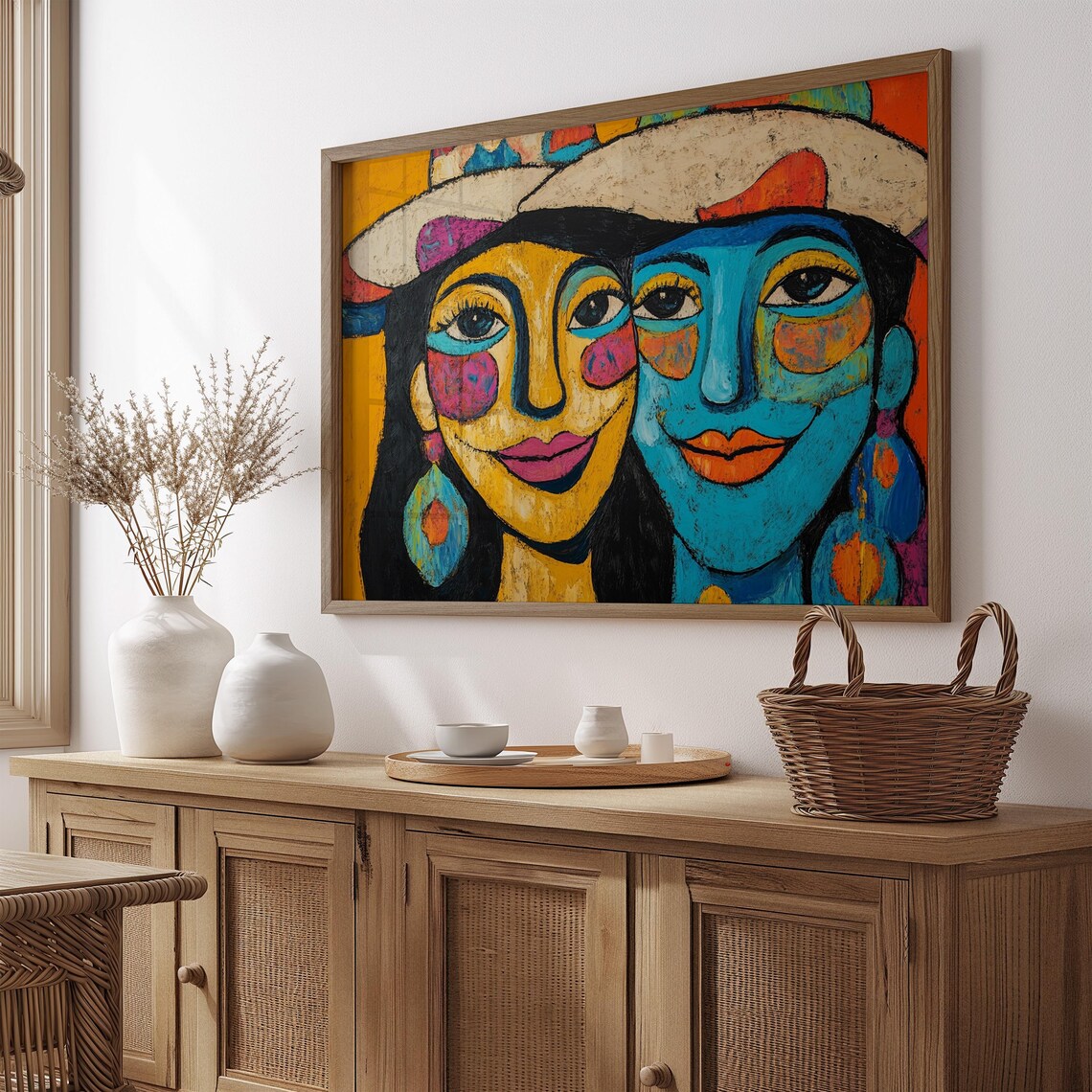 Mexican Art Print, Home Decor Gift For Her