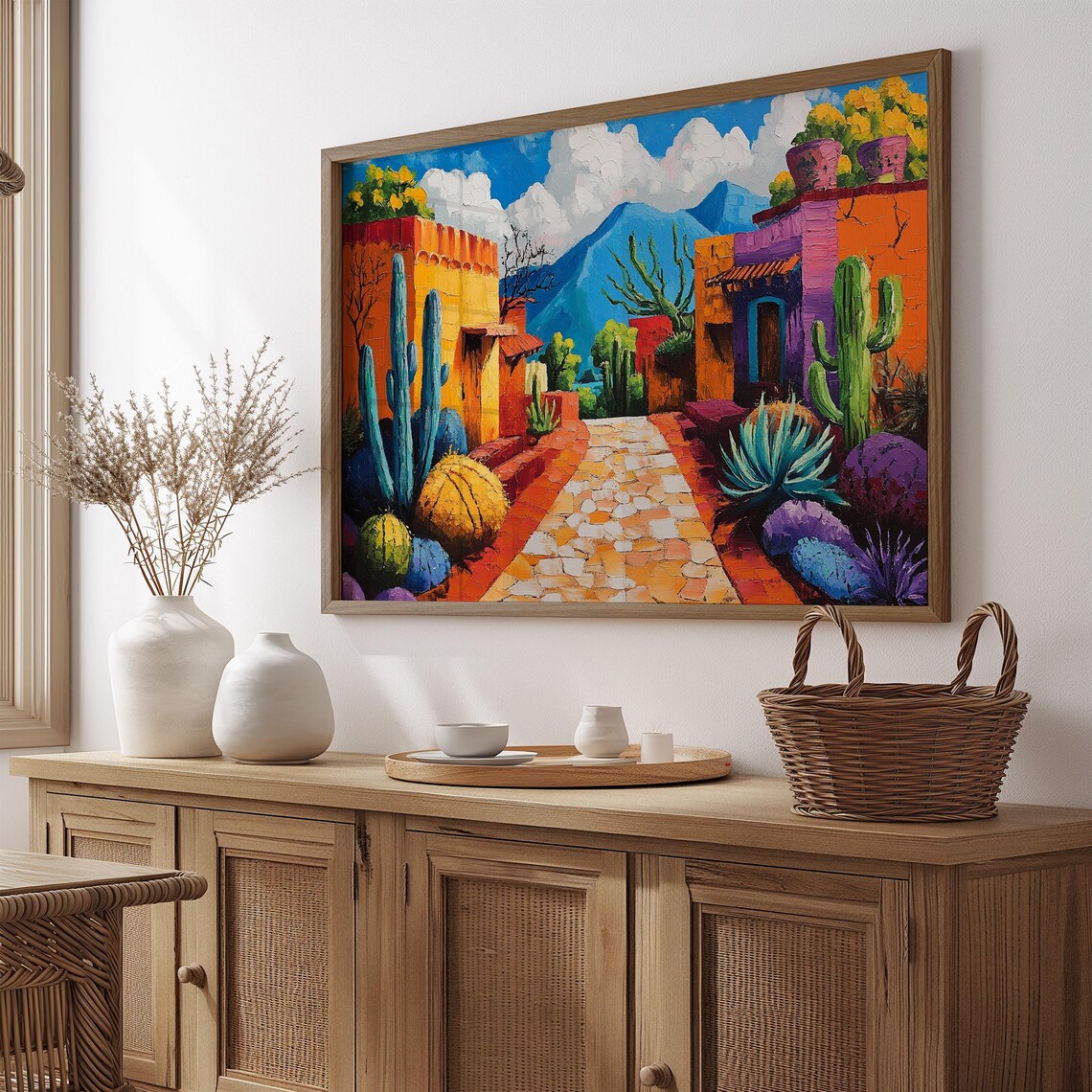 Mexican Wall Art Print, Gift For Her