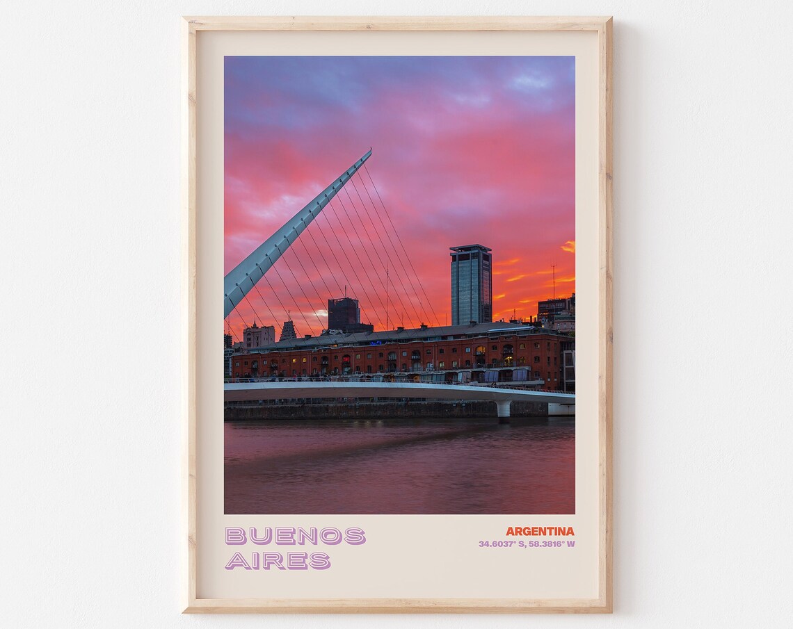 Buenos Aires Travel Poster Buenos Aires Print Buenos Aires Photo Print Buenos Aires Wall Decor Buenos Aires Picture Buenos Aires 7