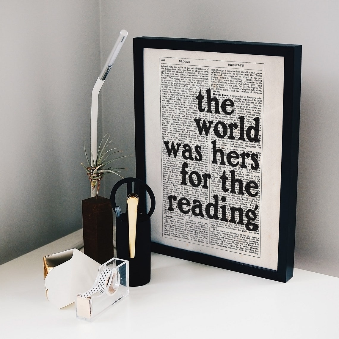 Betty Smith The World Was Hers For The Reading Dictionary Quote Poster - Image 2