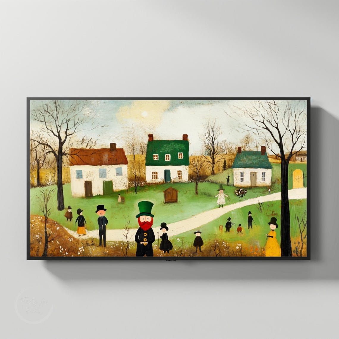 Vintage St Patricks Day Frame Tv Art Cute St Patricks Tv Art St Patricks Day Decor Home Decor - Image 3