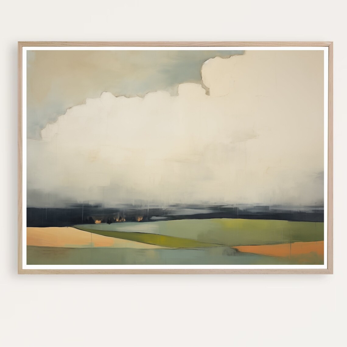 Abstract Landscape Art Print, Modern Landscape