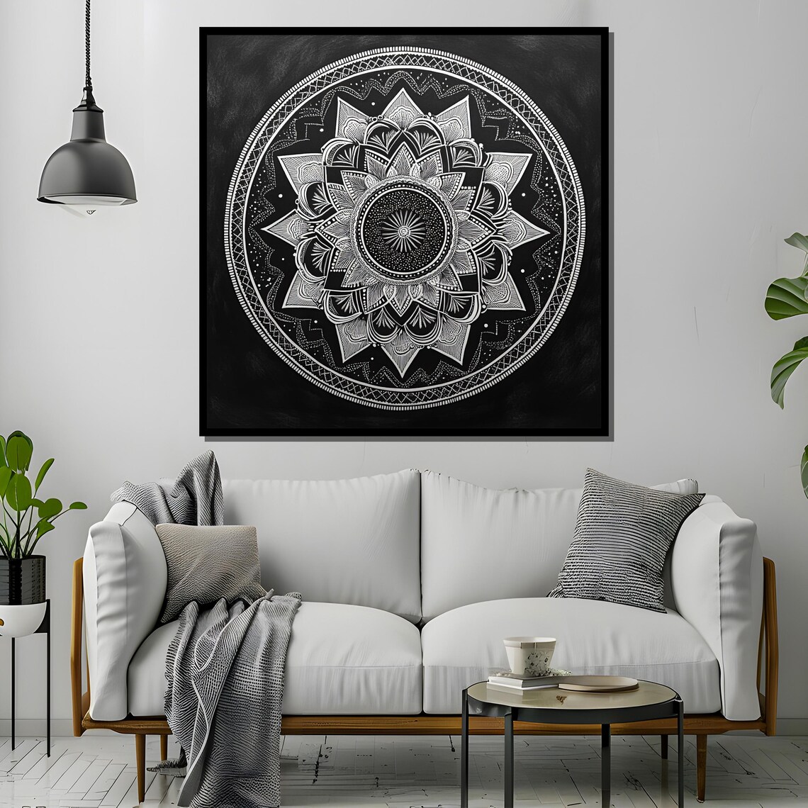 Mandala Circle by Ibexagency, Boho Zen Meditation Art Print - Image 2