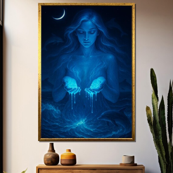 Gothic Skeleton Family Painting, Candlelit Scene