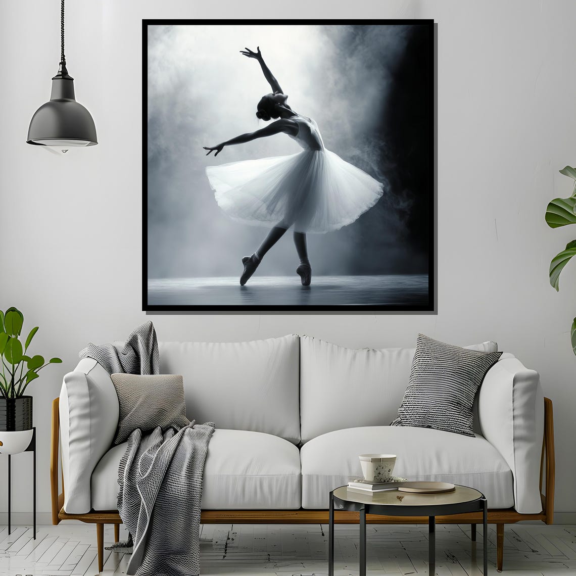Graceful Ballerina, Elegant Ballet Dancer Poster - Image 2