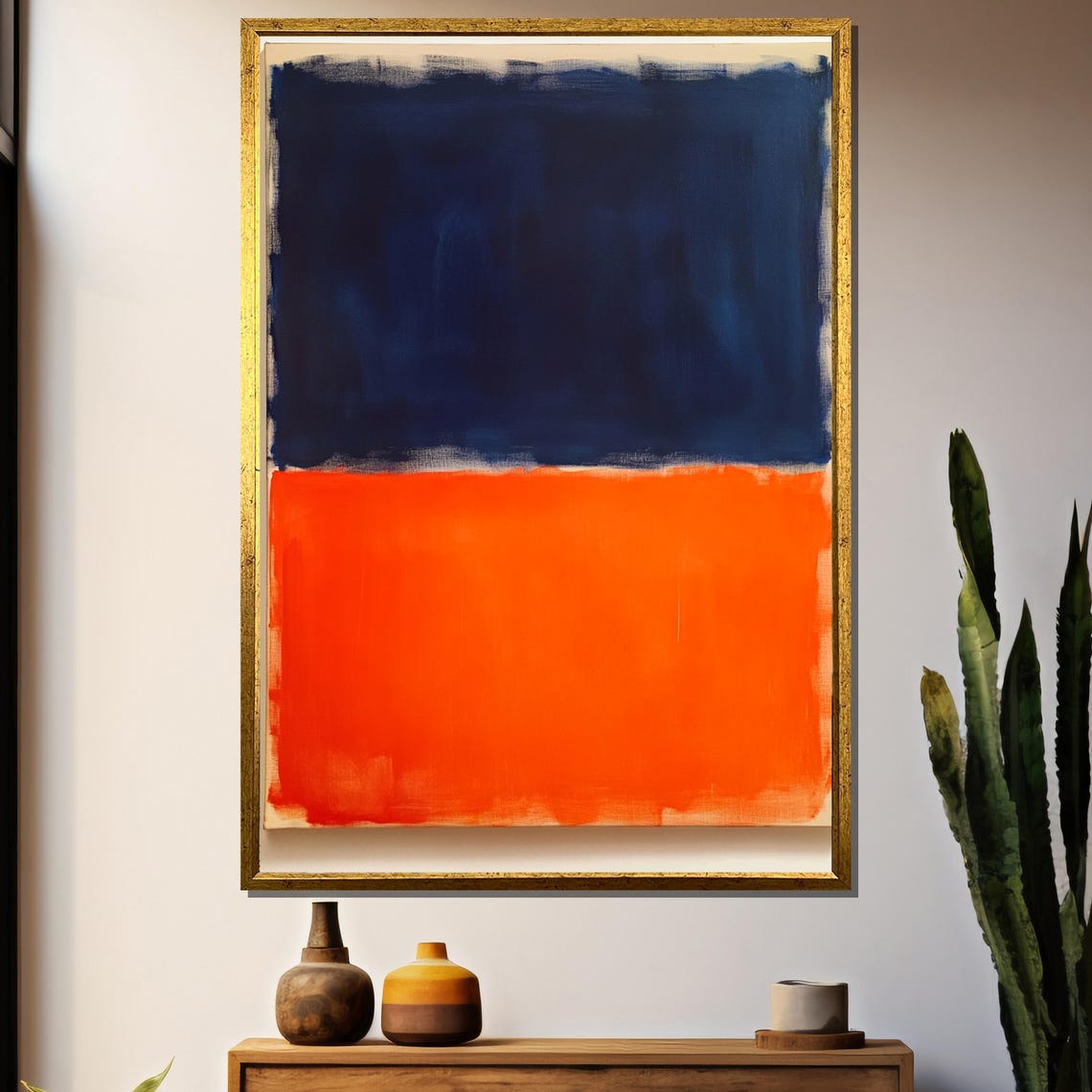 Mark Rothko Abstract Art Print, Contemporary Spaces