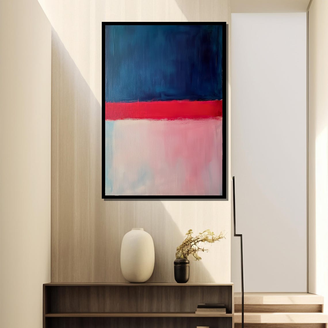 Mark Rothko Painting, Bold Abstract Color Field - Image 2
