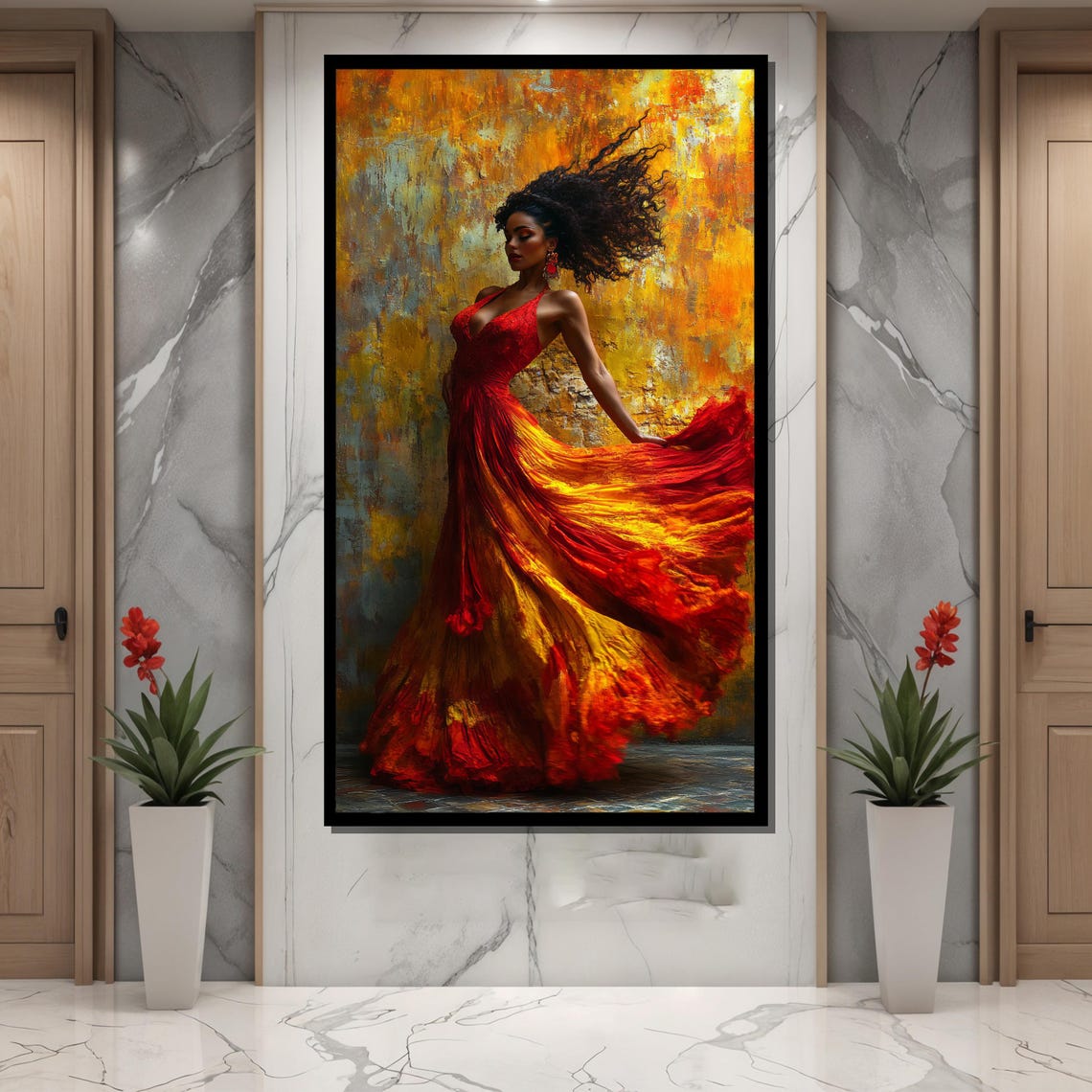 Flamenco Dancer, Spanish Passion Art for Interiors - Image 2