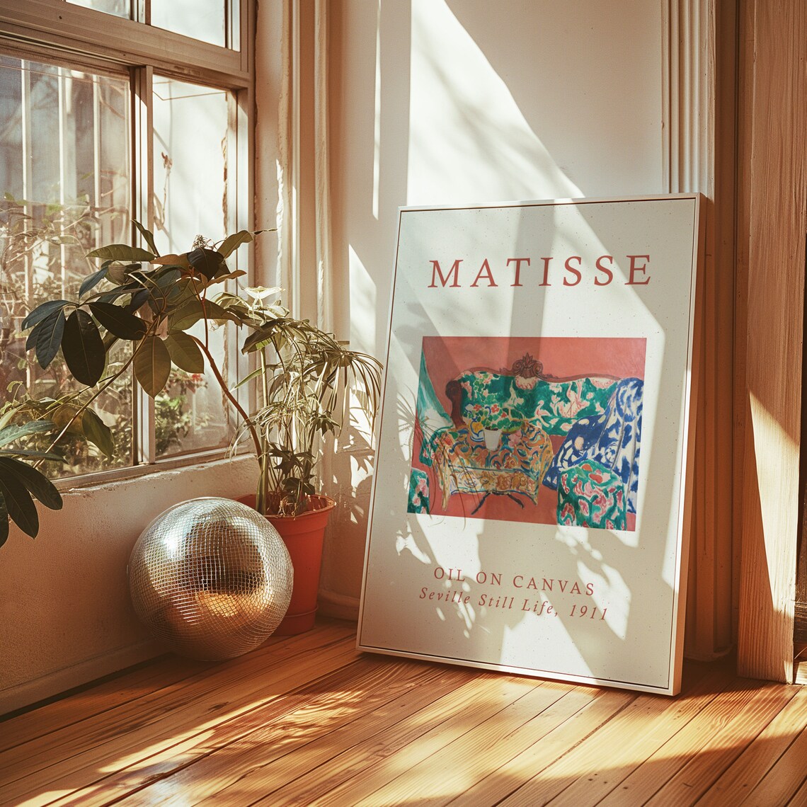 Matisse Seville Still Life 1911 Poster Fauvist Patterned Interior Scene - Image 5