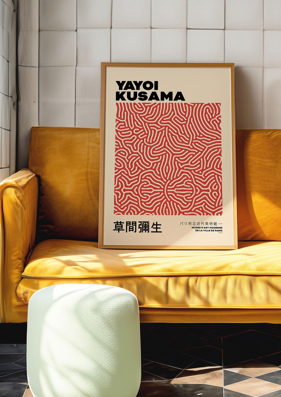 Yayoi Kusama Red Dot Art Print, Japanese Art - Image 5