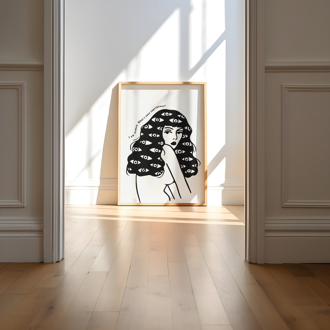 Pop Art Inspirational Woman Quotes Poster, Eclectic Decor - Image 3