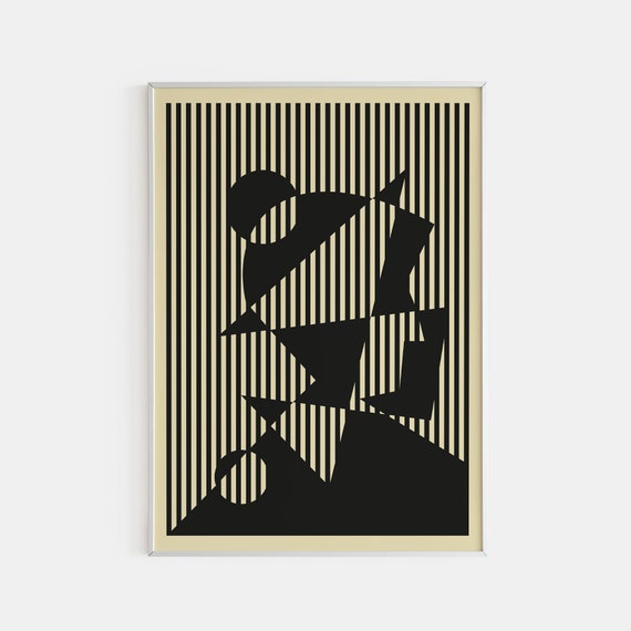 Bauhaus Art Print Exhibition Poster Ausstellung Vintage Poster Bauhaus Art Minimalist Decor Retro Wall Art