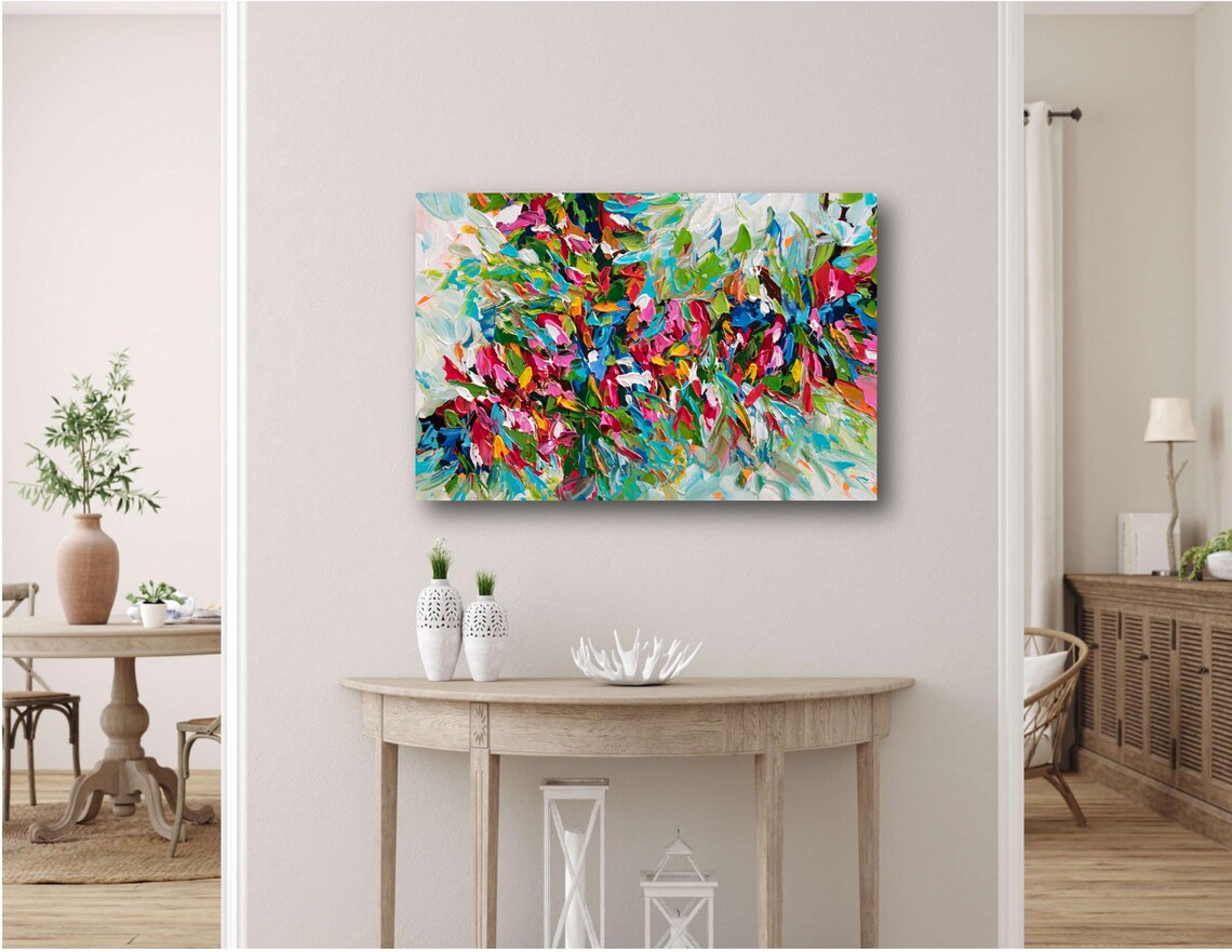 Colorful Abstract Print, Modern Wall Art - Image 2