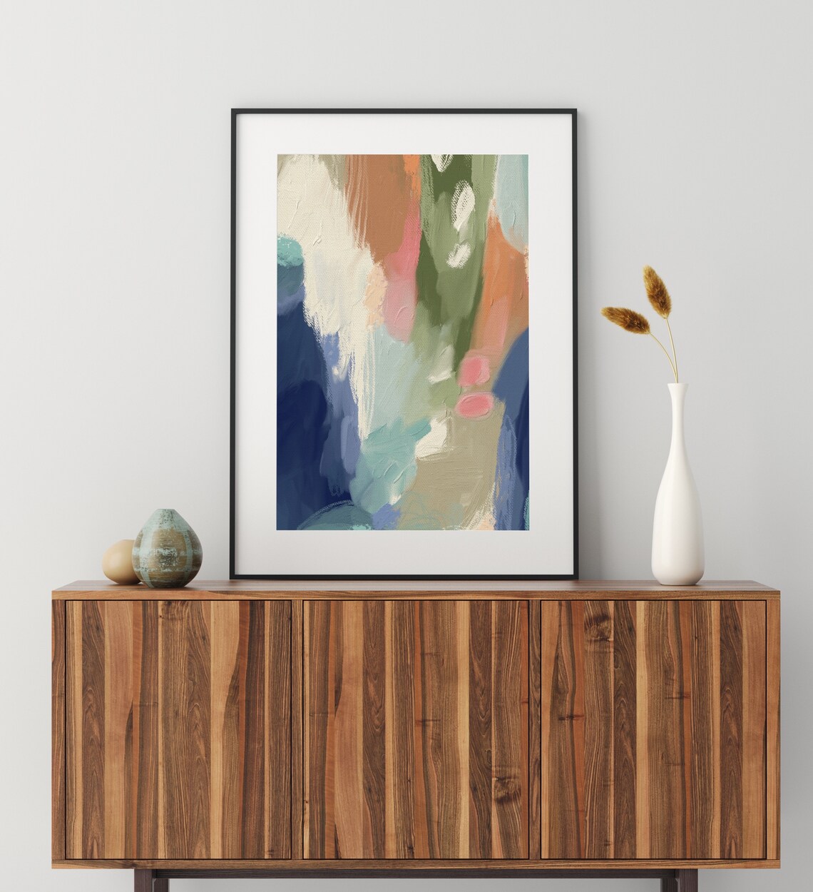 Neutral Abstract Wall Art, Modern Painting Art Print