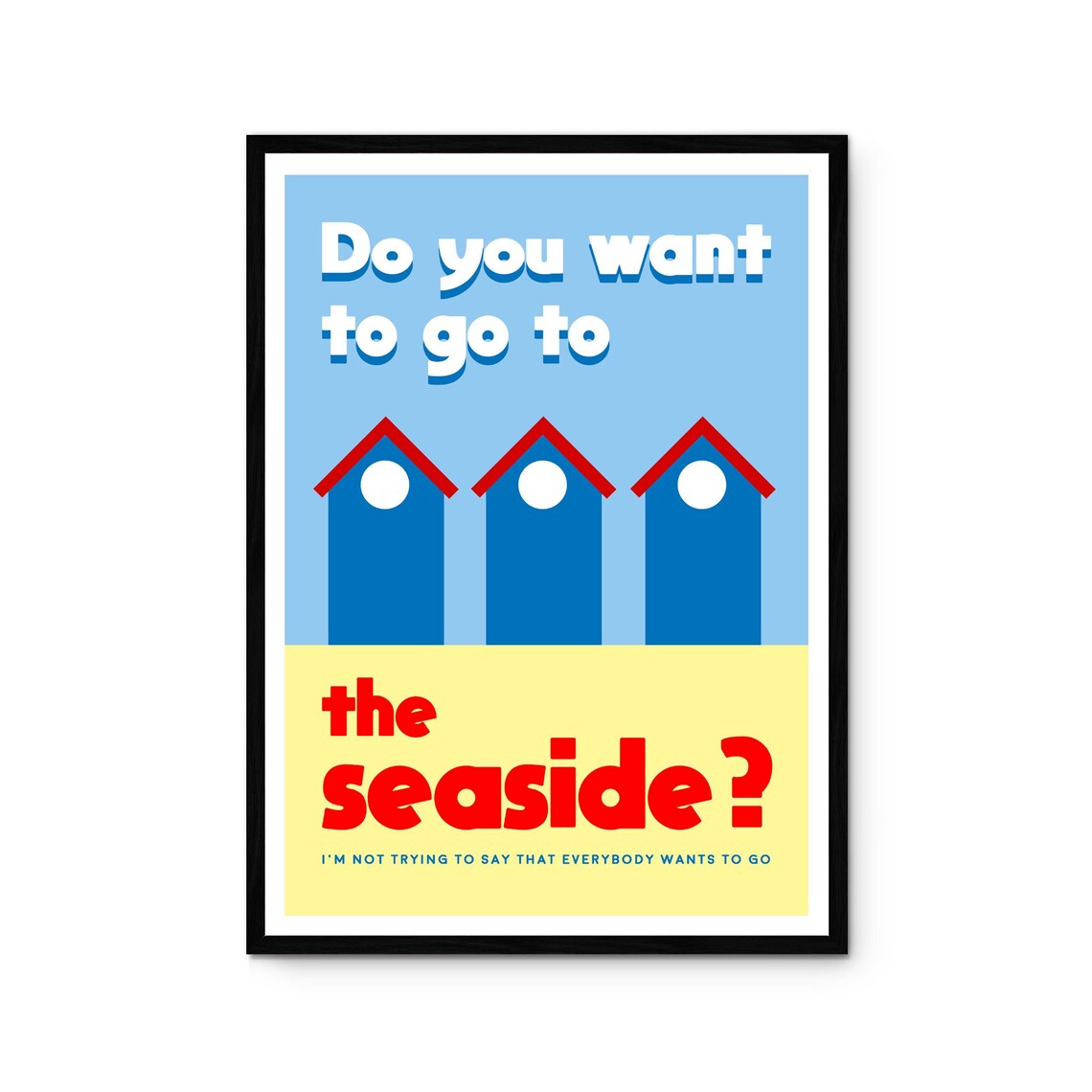 Kooks Go To The Seaside Indie Music Poster