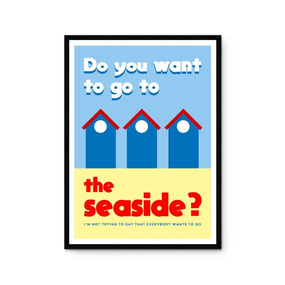 Kooks Go To The Seaside Indie Music Poster