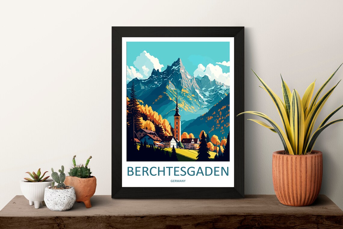 Berchtesgaden Travel Poster, Germany Wall Decor - Image 3